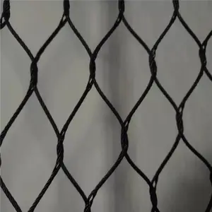 柔性防护网 钢丝绳防坠网 铁丝防坠网