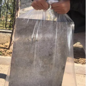 青岛厂家直销透明食品级高压pe袋 粉末颗粒绿色蓝色彩色平口袋