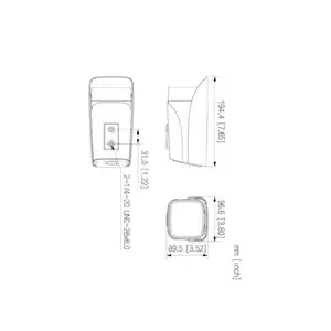 DH-IPC-HFW3439M-A-LED ��400��ů��ȫ�ʶ���ǹ������� 1/1.8Ӣ�� ů���ؾ���40�� ���ܶ���