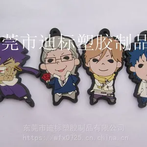 国内外热售PVC软胶硅胶创意礼品汽车挂件帆布鞋钥匙扣aj迷你挂件