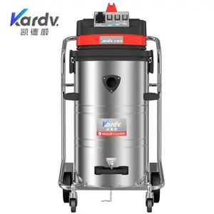 凯德威工业吸尘器GS-3078B 叁马达大吸力不锈钢除尘器