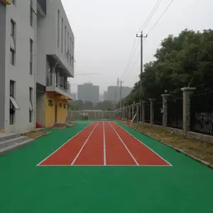 宝山塑胶跑道厚度定制宝山室外学校塑胶跑道宝山学校透气跑道