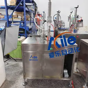 小产量气雾剂生产线 空气清新剂灌装机 补水喷雾封口充气设备