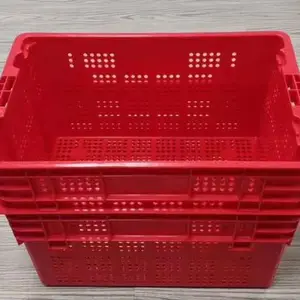 食品水果周转筐加厚塑料筐大号蔬菜长方形物流快递拣货中转胶箩筐
