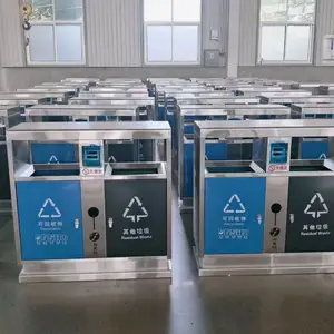 户外不锈钢垃圾箱生产厂家源头工厂可定制