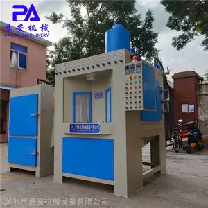 转盘自动式喷砂机间歇转盘式自动喷砂机工业品牌盘安