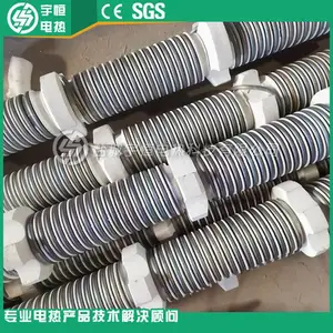 螺纹槽陶瓷辐射加热器 水电分离辐射加热器 1400℃高温陶瓷加热器