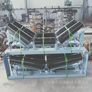 螺旋托辊组防磁托辊厂家定制定做-矿山输送机用辽宁码头专用