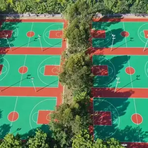 福建龙岩南平运动场网球场足球场改造翻新 EPDM游乐场施工翻新 人造草坪铺装施工