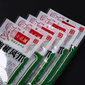 三边封塑料透明抽真空密封袋 现货光面尼龙食品真空袋