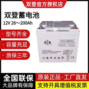 双登蓄电池6-GFM-200免维护铅酸12V200AH电力ups电源太阳能电瓶
