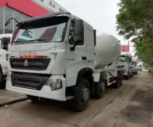 重汽豪沃T7H18方搅拌车