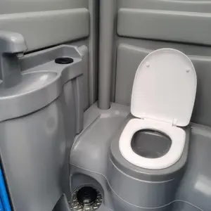 1米储水储污塑料移动厕所马桶座厕