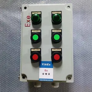 益安两组防爆磁力开关远控启停配电箱定制3KW
