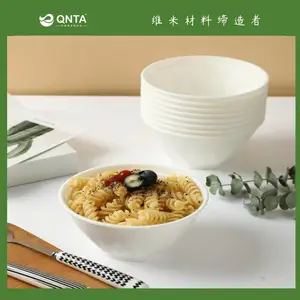 不含塑料 不含纸 可快速降解一次性餐具 玉米淀粉制作 杯子 盘子 饭碗 汤碗
