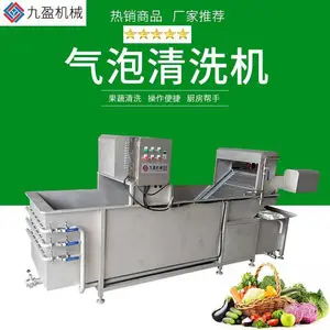 气泡清洗机JY-4200翻浪式鼓泡清洗机 大型洗菜机