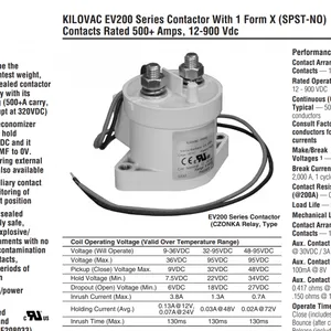 TE继电器有货EV200GAANA机电接触器代理