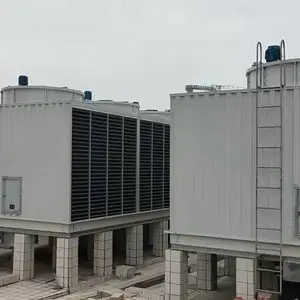 YLH100横流式玻璃钢冷却塔 宾馆酒店空调型 离心冷水机组配用
