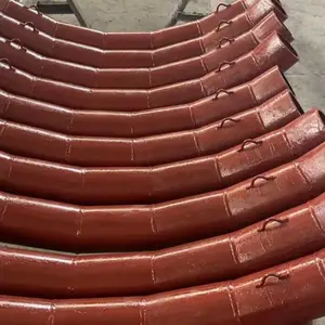 岳昌耐磨管道 洗煤厂复合耐磨弯头三通 氧化铝内衬管 双金属 陶瓷贴片管道