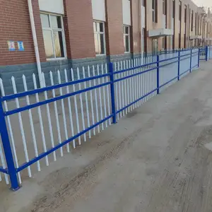 小区工厂围栏栅栏锌钢护栏公路隔离栏桥梁护栏市政围栏花坛草坪围栏