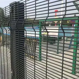 2*5孔密孔网片 氟碳漆 用于厂区外墙隔离焊接牢固