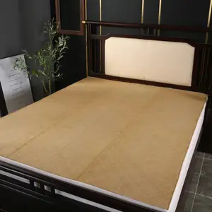 供应绚雅品牌草席特细加厚马兰草草编织1.8米床可折叠
