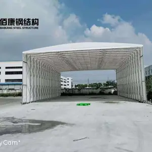 丰台区马家堡户外活动雨蓬大型推拉雨棚本地搭建安装临时收缩仓库篷厂家