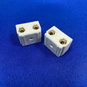 供应各种陶瓷接线端子耐高温绝缘瓷接头高频陶瓷接线柱电炉加热圈