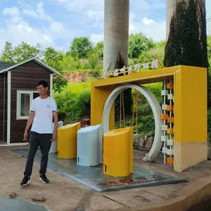 地埋式自动升降垃圾桶 生活垃圾分类和处理设施 八分类感应式垃圾箱