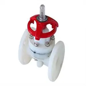 G41S-10 工程塑料UPVC聚氯乙烯塑料法兰式隔膜阀