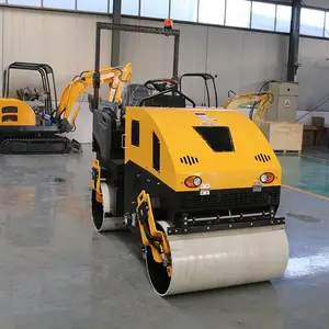 六安沃特050小型压路机手扶式压路机手扶单轮压路机冲击压路机小柴油型路面设备