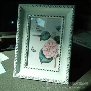弘艺相框 银白色铝合金相框 有机玻璃相框摆台 出售