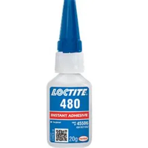 乐泰 Loctite480 单组分橡胶增强型低粘度黑色瞬干胶