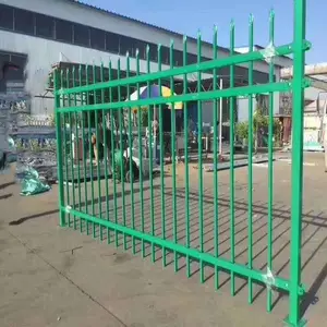 厂家定制喷塑护栏@定制果园围栏@道路隔离栅栏@现货铁艺围墙护栏