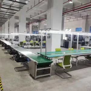 天伟鑫 自动生产皮带输送线 支持无缝拼接组合 调整布局十分便捷