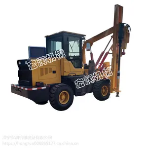 安装装载机护栏打桩机 920护栏打拔钻一体机多少钱一台
