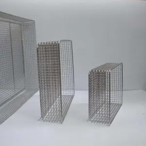 不锈钢医用消毒筐 不锈钢网篮 医用灭菌篮