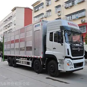 程力拉猪车 东风天龙前四后八CLW5310CCQD5型畜禽运输车