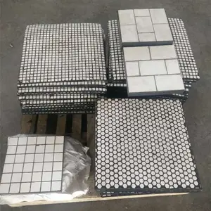 耐磨陶瓷橡胶复合板 三合一陶瓷衬板 三合一橡胶复合陶瓷片 圆筒混料机弧形陶瓷复合衬板安装
