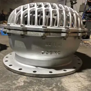 H42X-6C DN500抽水泵专用法兰式莲蓬头 升降式铸钢材质底阀