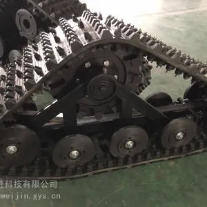 雪地沙滩越野车雪地ATV传动轴履带全地形四轮摩托车三角总成橡胶履带底盘
