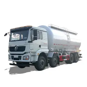 陕汽四桥散装水泥罐车 粉粒物料运输车 轻型粉尘 粉煤灰***车