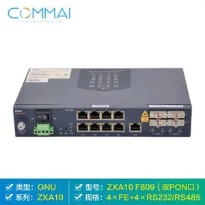 中兴ZXA10 F809 ONU 电力工业级光网络单元设备 双PON口网络接入设备