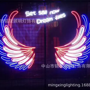 LED��Ļǽ�ƹ⻭���ǳ���ֱ�� �Ƶ��̳����յƹ�װ�� ���ⴴ����λ�