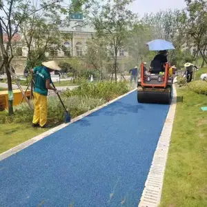 祥安通-深圳沥青公路施工厂家-铺红色沥青路面厚度厂家