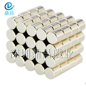 厂家订做热销钕铁硼***磁铁 强磁磁铁片 圆形磁铁 磁铁定做50*5