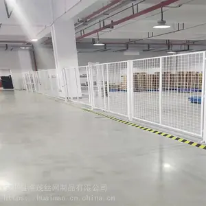 车间隔离防护围挡 厂房仓库隔断网 室内无缝隔离栅栏