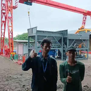 亚盟 新型搅拌站 免基础搅拌站 移动搅拌站 流动搅拌站