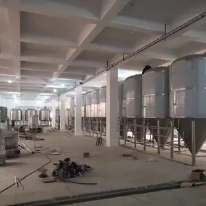 啤酒厂日产5吨精酿啤酒设备 大型啤酒设备机器配置流程
