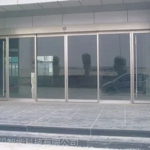 广州钢化玻璃自动门 广州德玛钢化玻璃平移感应自动门